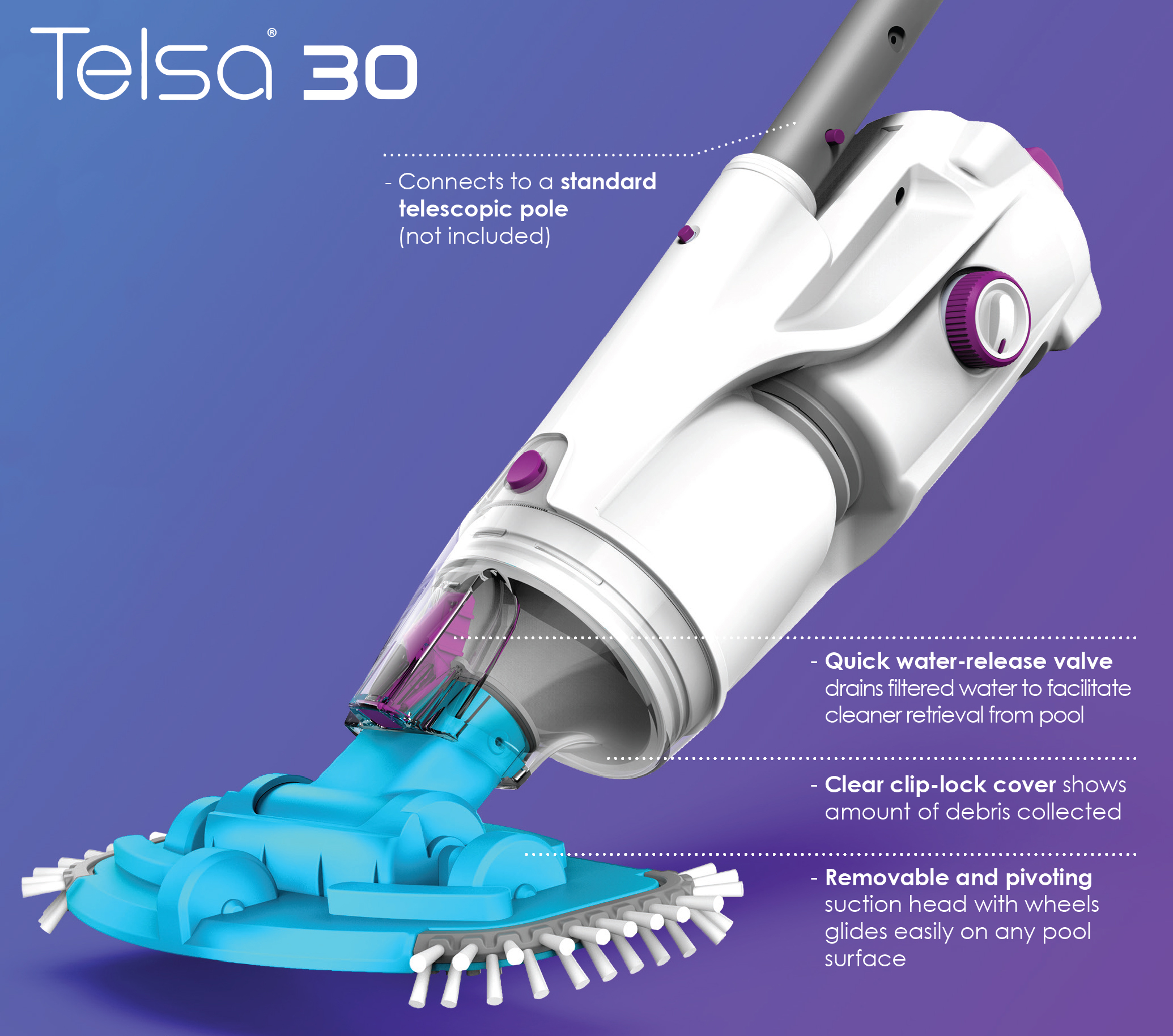 telsa pool vacuum