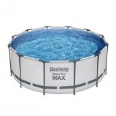 Bestway 3.66m x 1.22m Steel Pro MAX Frame Pool with 530gal Cartridge Filter Pump - 56421