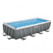 Bestway 5.49m x 2.74m x 1.22m Power Steel Frame Pool with 1500gal Sand Filter Pump - 56468