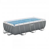 Bestway 4.04m x 2.01m x 1m Power Steel Frame Pool with 530gal Cartridge Filter Pump - 56426