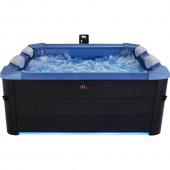 MSpa Oslo Hydrojet Sapphire - 1.6m x 1.6m x 65cm - 6 Person Portable Frame Spa