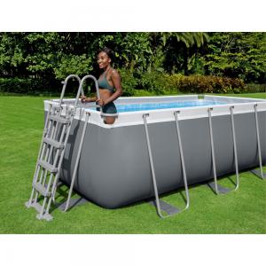 Bestway 4.12 x 2.01 x 1.22m Power Steel™ Frame Pool with 530gal Cartridge Filter Pump - 56458