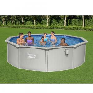 Bestway 4.6m x 1.2m Hydrium Round Steel Wall Pool with 1500gal Sand Filter Pump - 56385