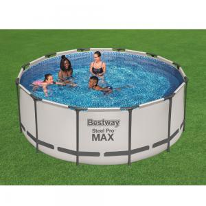 Bestway 3.66m x 1.22m Steel Pro MAX Frame Pool with 530gal Cartridge Filter Pump - 56421