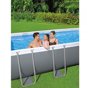 Bestway 5.49m x 2.74m x 1.22m Power Steel Frame Pool with 1500gal Cartridge Filter Pump - 56467