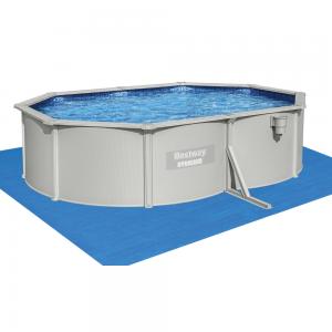 Bestway 5m x 3.6m x 1.2m Hydrium Oval Steel Wall Pool with 800gal Sand Filter Pump - 56587