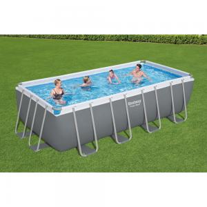 Bestway 4.88m x 2.44m x 1.22m Power Steel Frame Pool with 800gal Sand Filter Pump - 56673