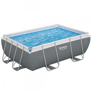 Bestway 2.82m x 1.96m x 0.84m Power Steel Frame Pool with 330gal Cartridge Filter Pump - 56631