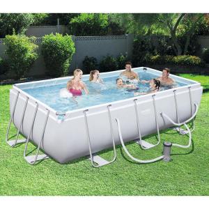 Bestway 4.04m x 2.01m x 1m Power Steel Frame Pool with 530gal Cartridge Filter Pump - 56426