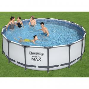 Bestway 4.57m x 1.22m Steel Pro MAX Frame Pool with 800gal Cartridge Filter Pump - 56439