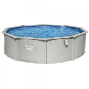 Bestway 4.6m x 1.2m Hydrium Round Steel Wall Pool with 1500gal Sand Filter Pump - 56385