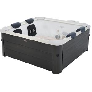 MSpa Oslo Hydrojet - 1.6m x 1.6m x 65cm - 6 Person Portable Frame Spa