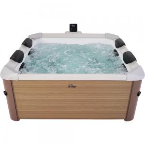 MSpa Oslo Hydrojet Amber - 1.6m x 1.6m x 65cm - 6 Person Portable Frame Spa